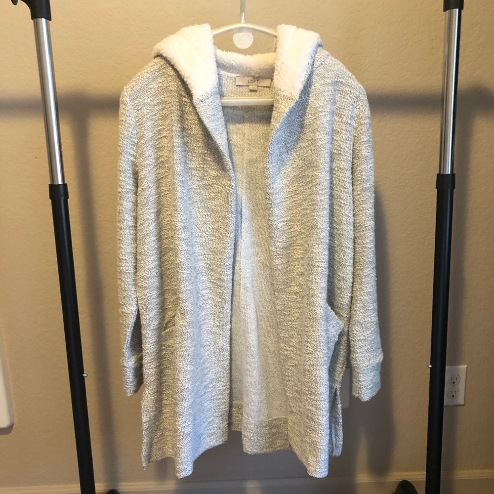 Super Soft Hoodie Jacket from the Loft